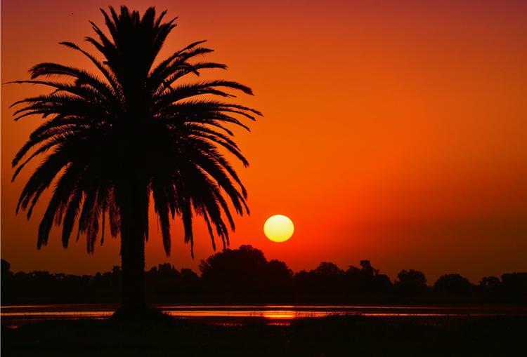 coucher de soleil