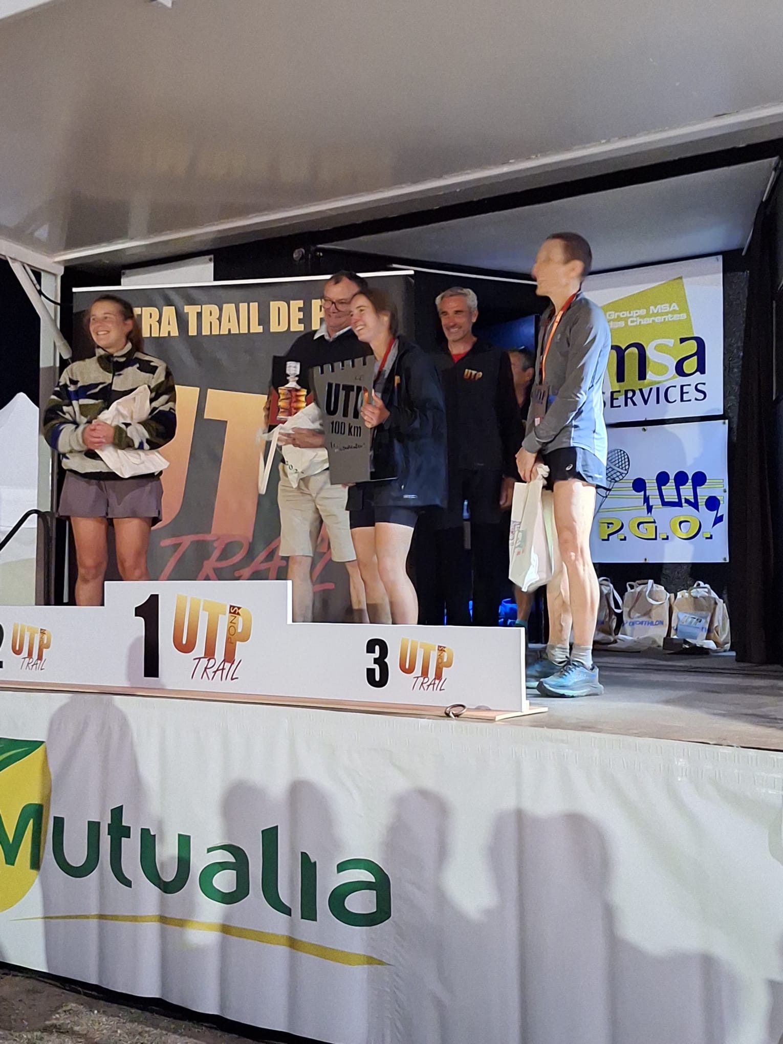 Lise Baccara, partenaire de l’Ultra Trail de Pons